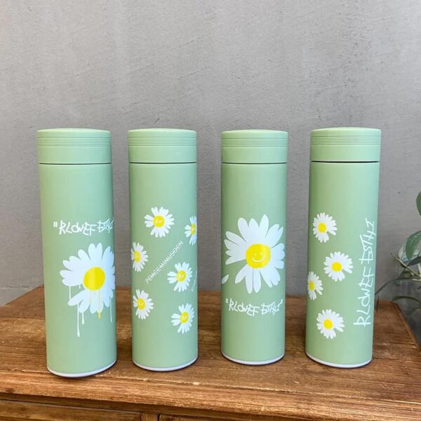 Stainless Steel Daisy Vacuum Flask